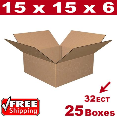 shipping boxes 15x15x6